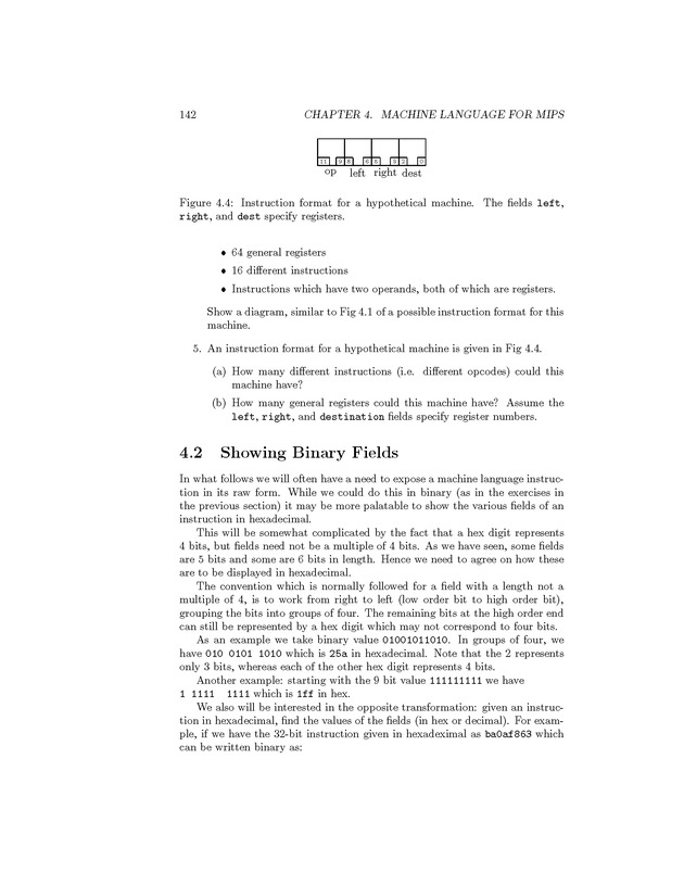 Computer Organization with MIPS - Page 142